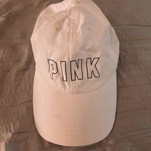 PINK Victoria’s Secret White Baseball Cap